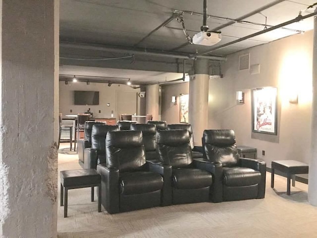 view of home theater