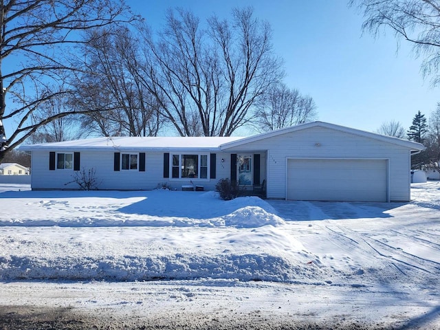 view of front of house with an attached garage