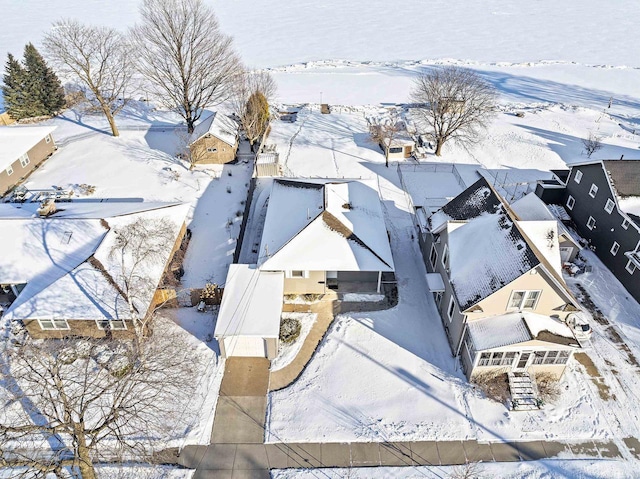 90 Lake St, Oshkosh, WI 54901 - view of snowy aerial view