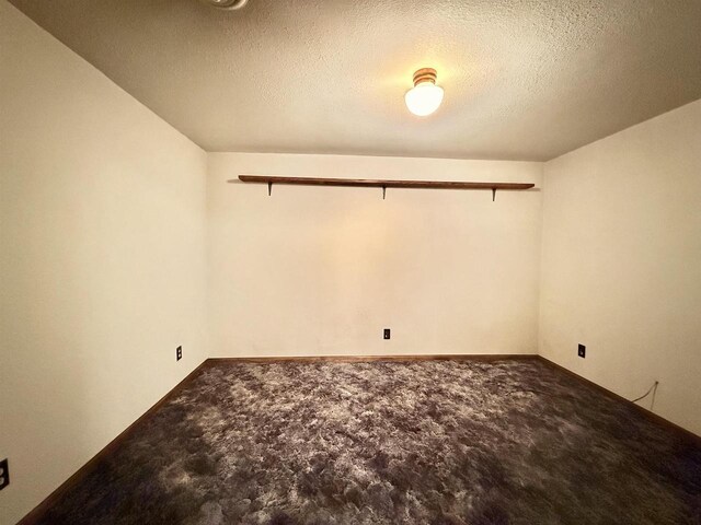 414 S Wisconsin St, Mineral Point, WI 53565 - carpeted spare room featuring a textured ceiling