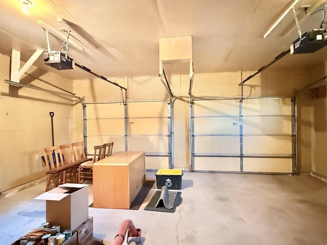 414 S Wisconsin St, Mineral Point, WI 53565 - garage featuring a garage door opener