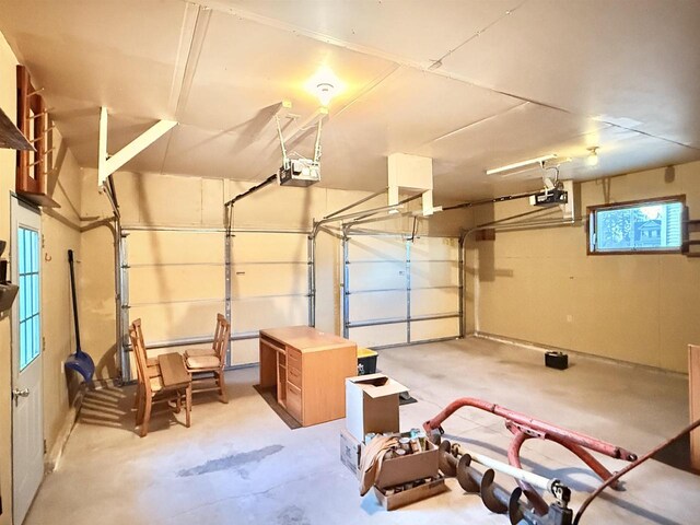 414 S Wisconsin St, Mineral Point, WI 53565 - garage with a garage door opener