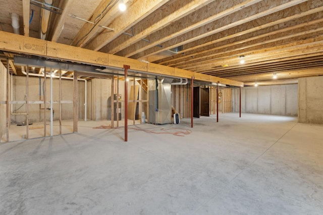 3868 E Teton Ln, Appleton, WI 54913 - unfinished basement featuring heating unit