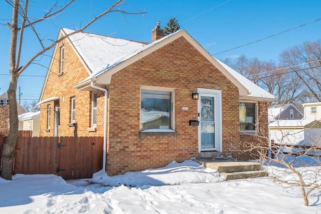 view of front of home