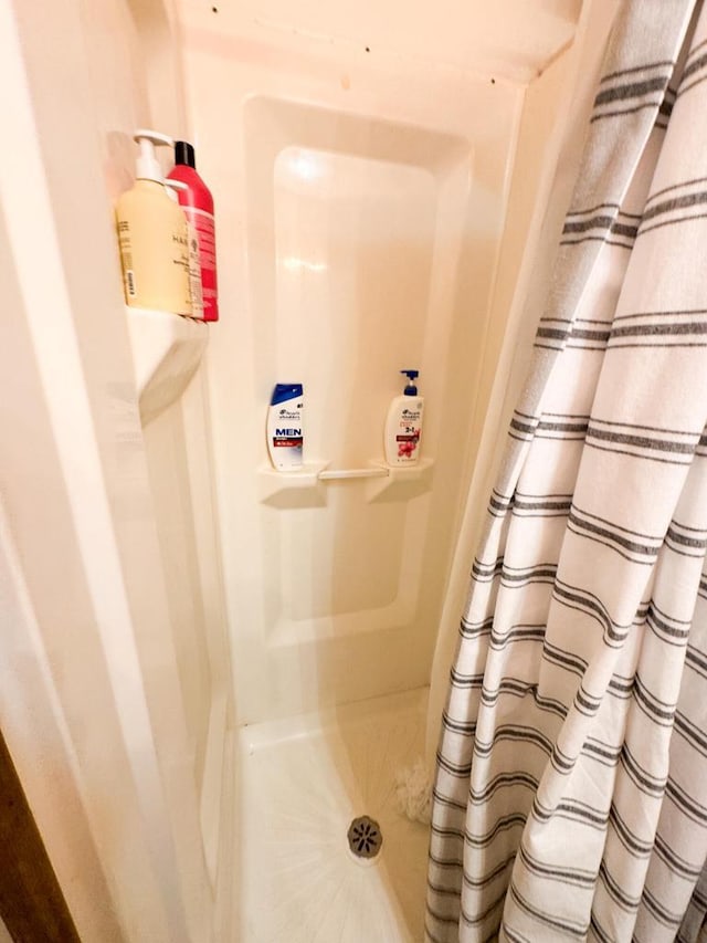 full bath with a stall shower