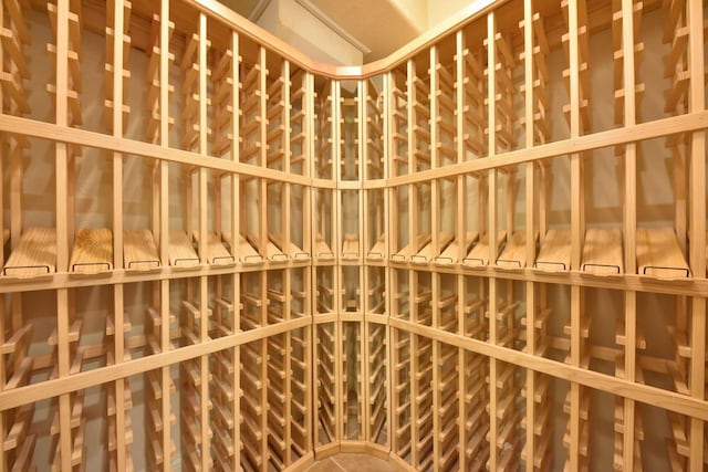 view of wine room