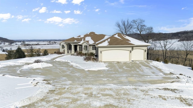 ranch-style house with a garage