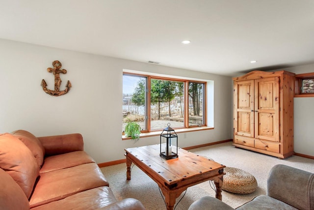 W5553 Oak Park Rd, Elkhorn, WI 53121 - view of carpeted living room