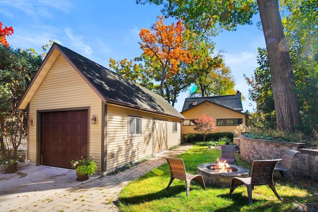 W5553 Oak Park Rd, Elkhorn, WI 53121 - view of garage