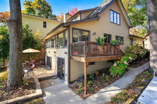 W5553 Oak Park Rd, Elkhorn, WI 53121 - exterior space featuring a patio area