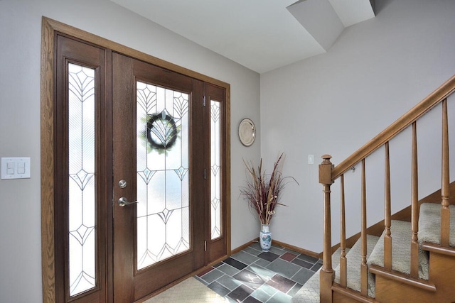 foyer featuring a healthy amount of sunlight