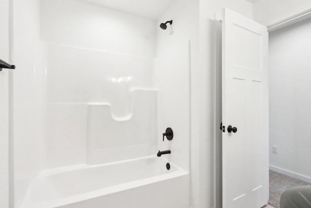 bathroom featuring bathing tub / shower combination