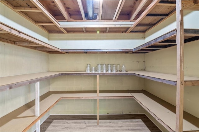 view of storage room