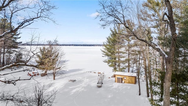 property view of water