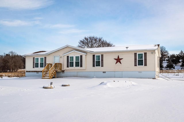 view of manufactured / mobile home