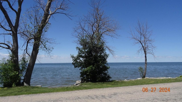 view of water feature