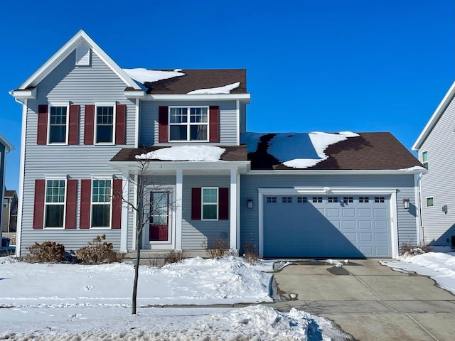 2418 Leopold Way, Sun Prairie, WI 53590 - traditional-style home featuring a garage and driveway