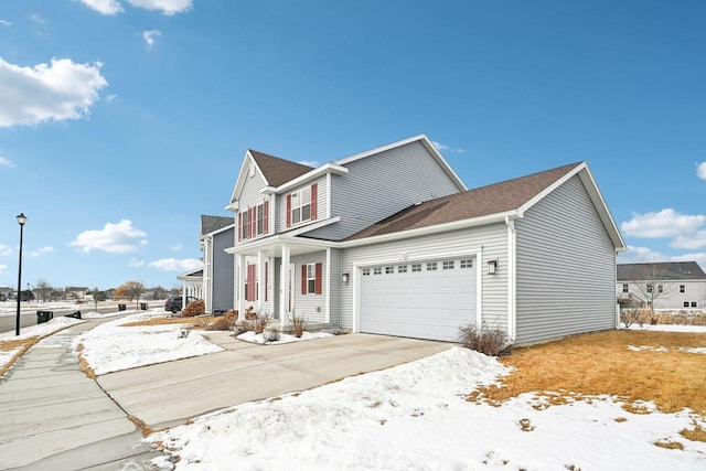 2418 Leopold Way, Sun Prairie, WI 53590 - view of front of property with an attached garage and concrete driveway