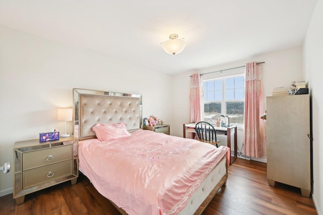 2418 Leopold Way, Sun Prairie, WI 53590 - bedroom with dark wood-type flooring and baseboards
