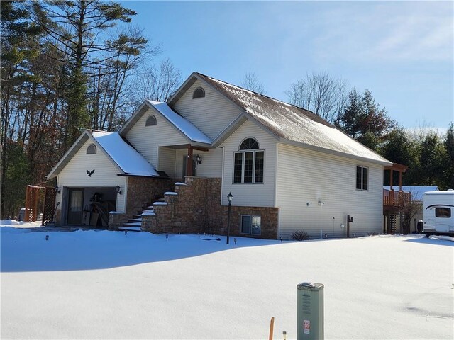 600 S Hayden St, Merrillan, WI 54754 - ranch-style home with an attached garage