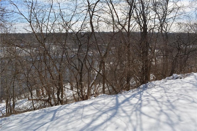 view of snow covered exterior