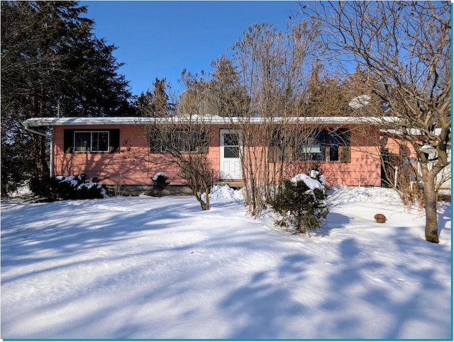 view of ranch-style home