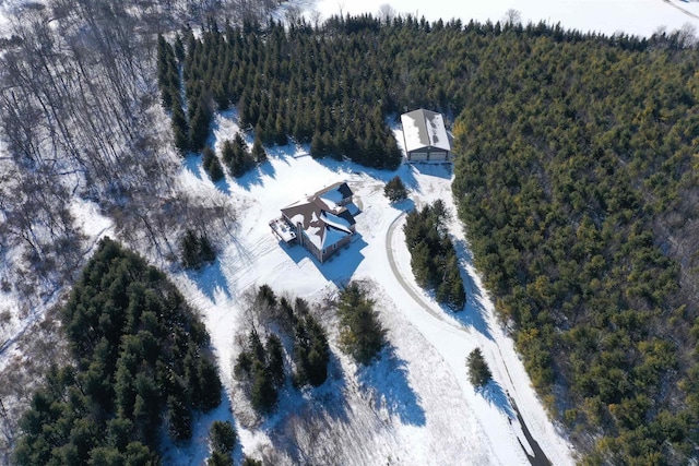 N5194 Blue Valley Rd, Hartford, WI 53027 - view from above of property featuring a forest