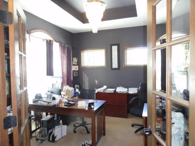N5194 Blue Valley Rd, Hartford, WI 53027 - office featuring healthy amount of natural light and light carpet