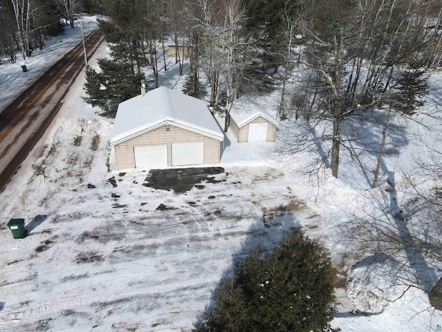 7926 S County Rd A, Superior, WI 54880 - view of snowy aerial view