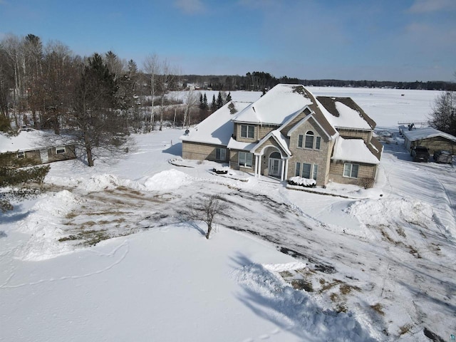 7926 S County Rd A, Superior, WI 54880 - view of snowy aerial view