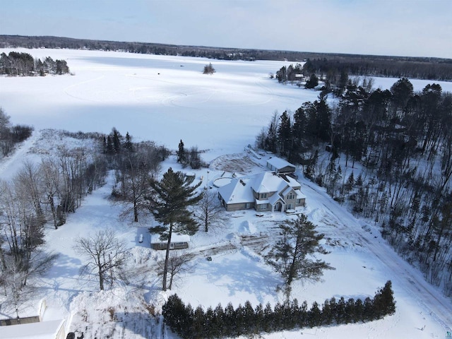 7926 S County Rd A, Superior, WI 54880 - view of snowy aerial view
