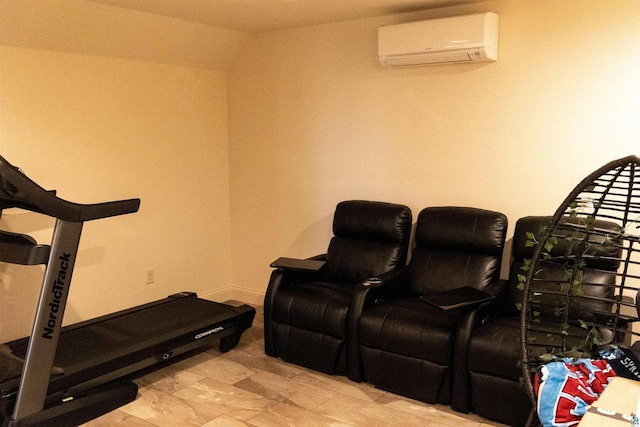 7926 S County Rd A, Superior, WI 54880 - home theater featuring a wall mounted AC