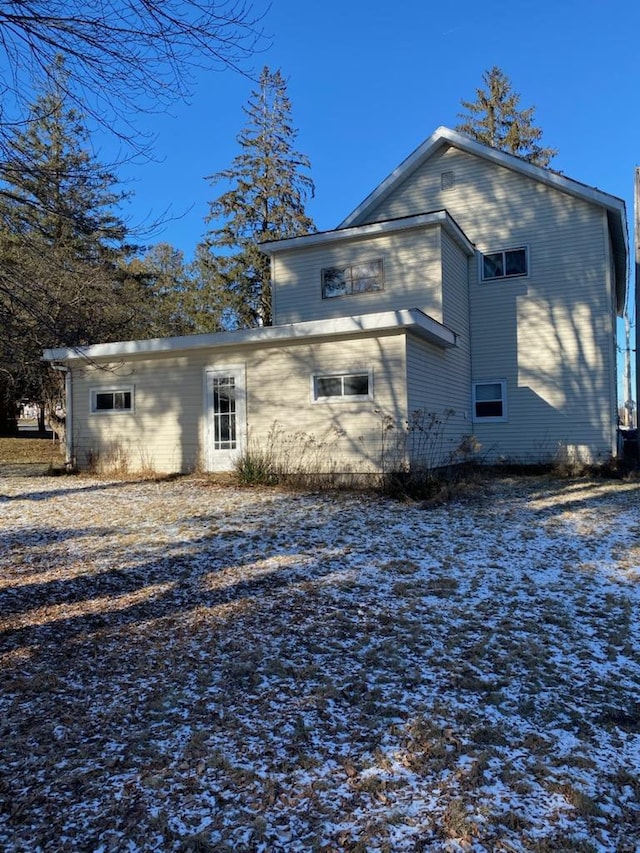 view of back of property