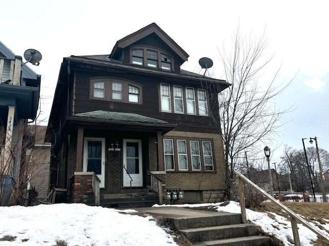 view of traditional style home