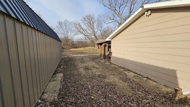 view of side of property