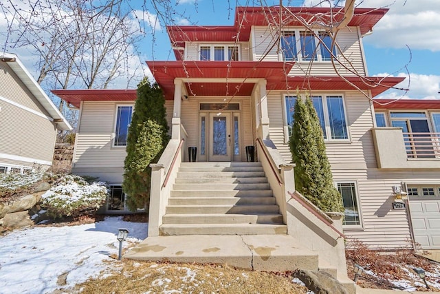 view of front of home