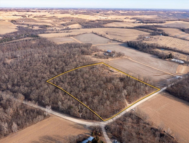 E7478 Hinkst Hollow Rd, Viroqua, WI 54665 - bird's eye view with a rural view