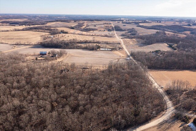 E7478 Hinkst Hollow Rd, Viroqua, WI 54665 - drone / aerial view featuring a rural view