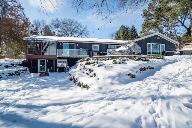 view of front of home