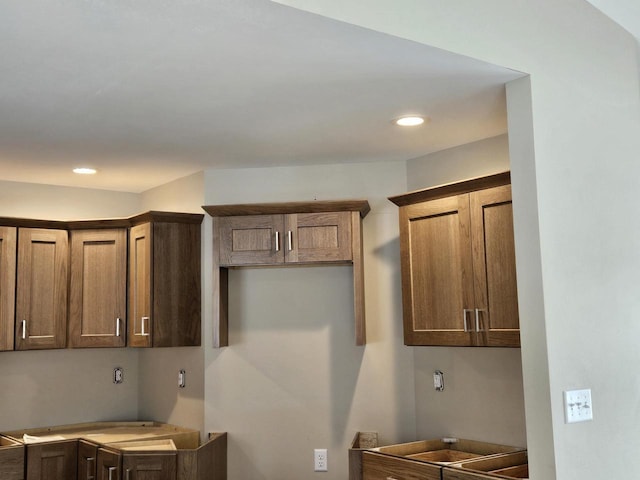 kitchen featuring recessed lighting