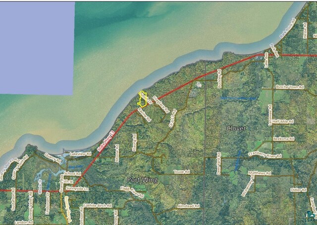 85780 Smith Dr, Port Wing, WI 54865 - map