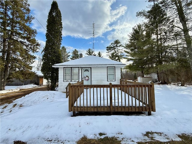 view of front of home