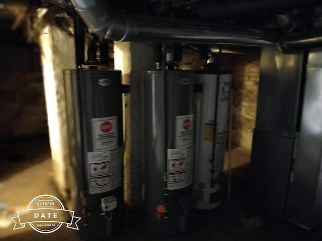 2331 S 15th St, Milwaukee, WI 53215 - utility room featuring gas water heater