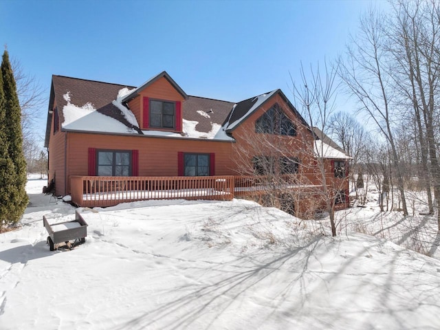 view of chalet / cabin