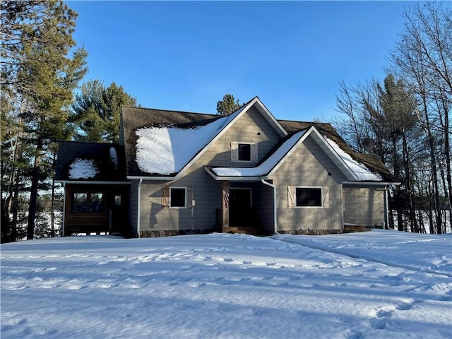 23310 Clam Lake Rd, Clam Lake, WI 54517 - view of front of house