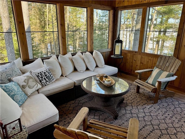 23310 Clam Lake Rd, Clam Lake, WI 54517 - view of sunroom / solarium