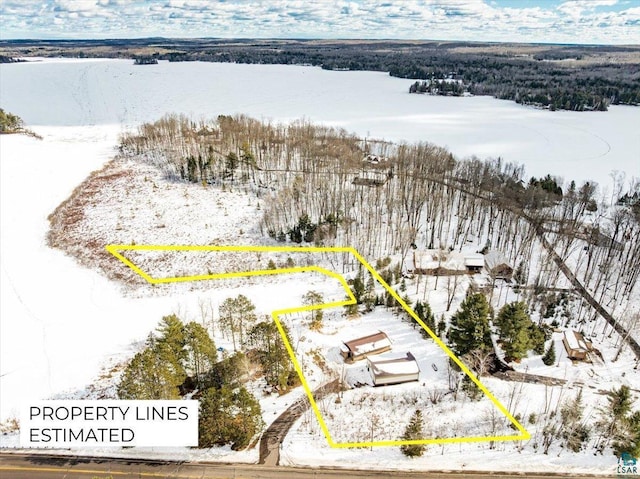 43240 County Highway D, Cable, WI 54821 - view of snowy aerial view