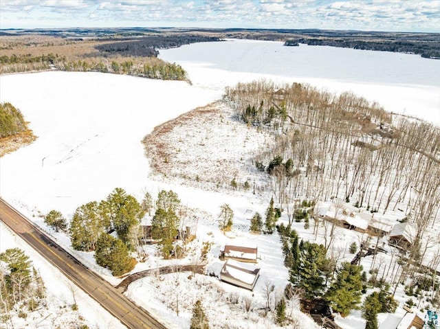 43240 County Highway D, Cable, WI 54821 - view of snowy aerial view