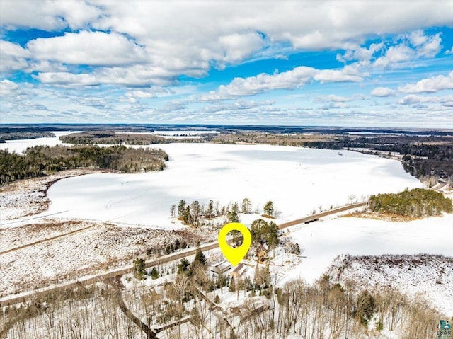 43240 County Highway D, Cable, WI 54821 - view of snowy aerial view