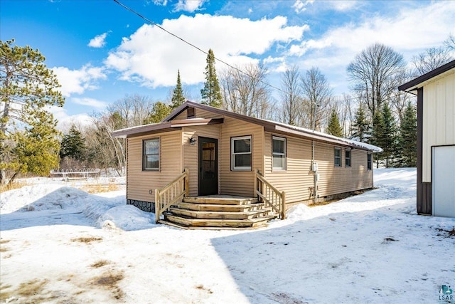 43240 County Highway D, Cable, WI 54821 - view of front of house with crawl space